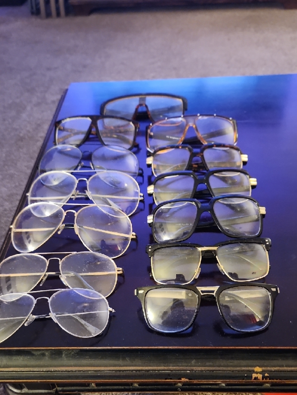 Classic Black and Tortoiseshell Men’s Eyeglasses - Pack of Mixed Frames - Picture 4 of 4